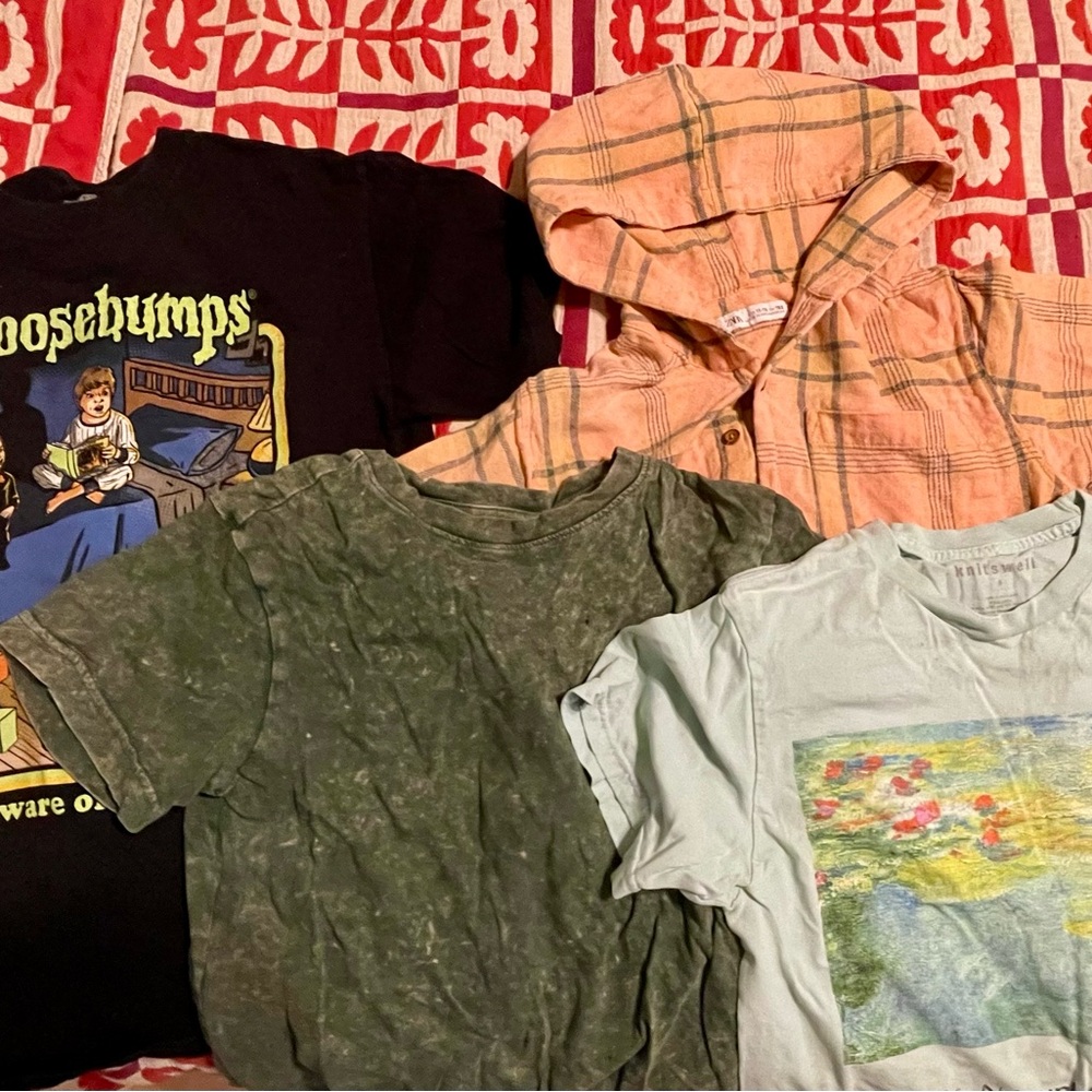 ZARA and Urban Outfitters Kid/Tween/Teen Tee Shirt Clothing Bundle - Adult Small